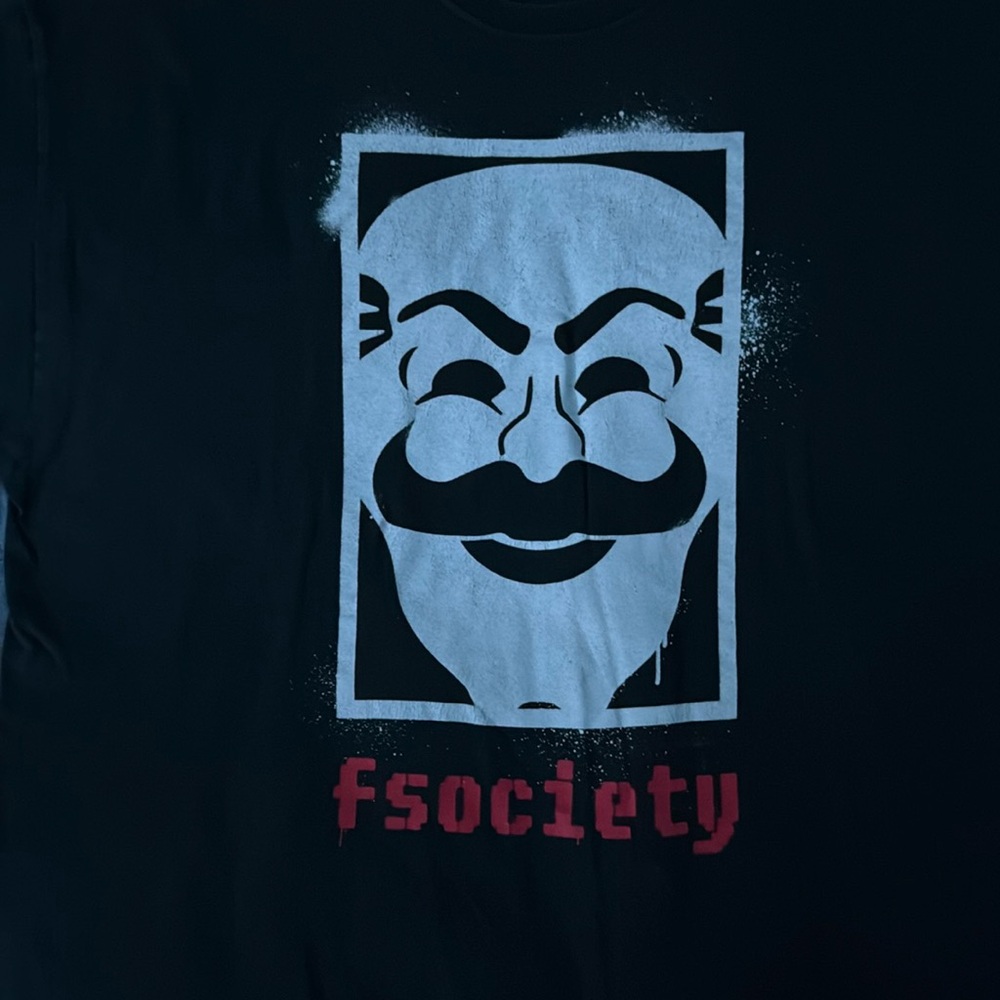 Mr. Robot fsociety black shirt